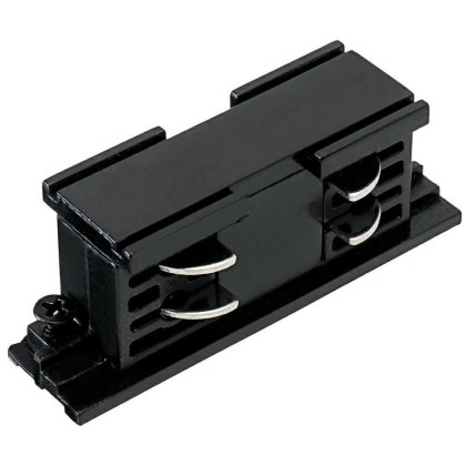 Łącznik 3 fazowy (złączka) czarny do listwy szynowej