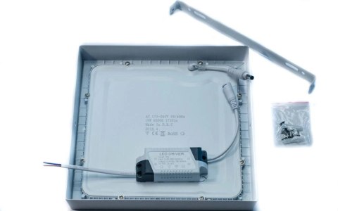 Panel natynkowy LED 30cm 24W 6000K 2200lm kąt świecenia 120°