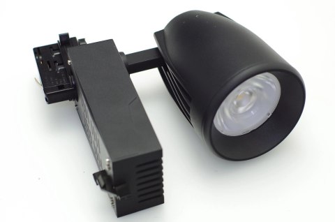 Reflektor LED lampa szynowa czarna 45W 3 fazowa 4500K 5000lm kąt świecenia 40° Reflektor LED lampa szynowa czarna 45W 3 fazowa 4500K 5000lm kąt świecenia 40°