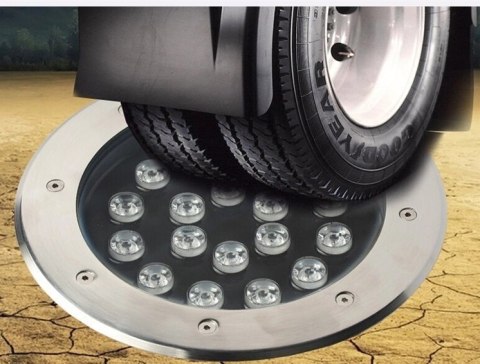 Lampa najazdowa dogruntowa LED 230V 15W 4500K 1500lm kąt świecenia 30° IP65 Lampa najazdowa dogruntowa LED 230V 15W 4500K 1500lm kąt świecenia 30° IP65