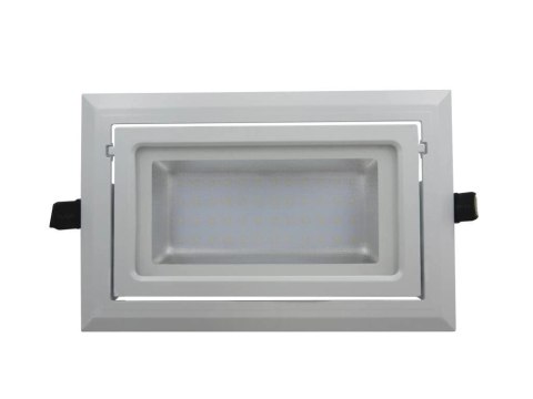 Naświetlacz Spot nastawny prostokątny biały 40W 4500K 4000lm 230V Anti-Flicker Naświetlacz Spot nastawny prostokątny biały 40W 4500K 4000lm 230V Anti-Flicker