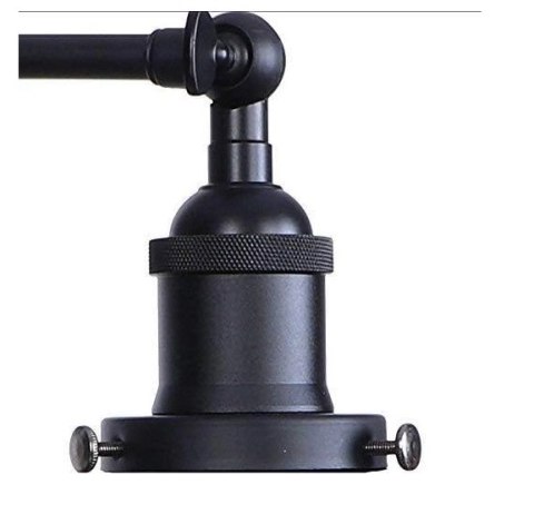 Kinkiet ścienny lampa na E27 czarna Retro metalowa Kinkiet ścienny lampa na E27 czarna Retro metalowa