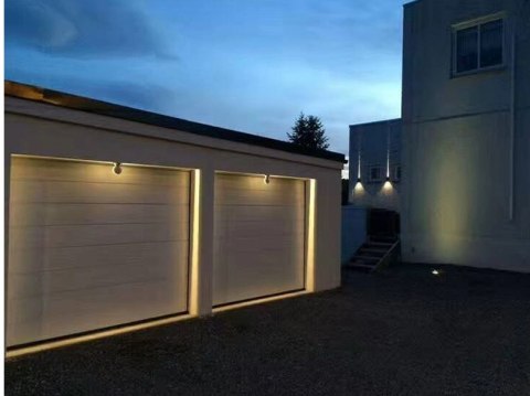 Lampa elewacyjna natynkowa kinkiet biała 9W 900lm Green IP65 Lampa elewacyjna natynkowa kinkiet biała 9W 900lm Green IP65