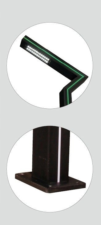 Latarnia uliczna lampa parkowa LED 30W 5500-6000K 3m Latarnia uliczna lampa parkowa LED 30W 5500-6000K 3m