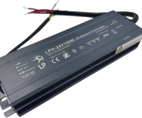 ZASILACZ 150W 24V HERMETYCZNY LPH150W EKSTRA SLIM IP67 ZASILACZ 150W 24V HERMETYCZNY LPH150W EKSTRA SLIM IP67