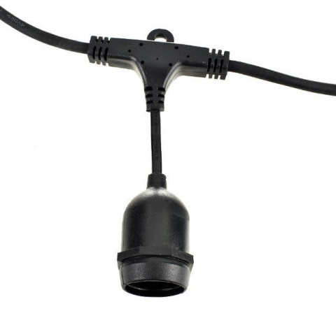 Zestaw girlanda ogrodowa żarówkowa 15m 15pkt + 15szt żarówka vintage Edison LED 1W G45 E27 2300K