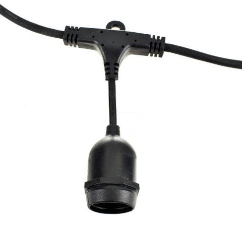 Zestaw girlanda ogrodowa żarówkowa 5m 5pkt + 5szt żarówka vintage Edison LED 2W ST45 E27 2800K