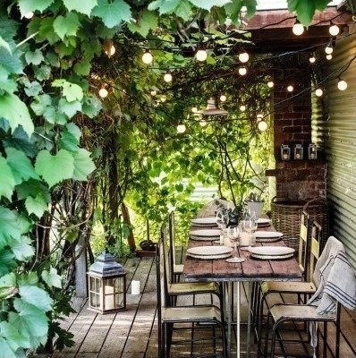 Zestaw girlanda ogrodowa żarówkowa 20m 20pkt + 20szt żarówka vintage retro Edison Filament LED 4W G80 E27 2300K