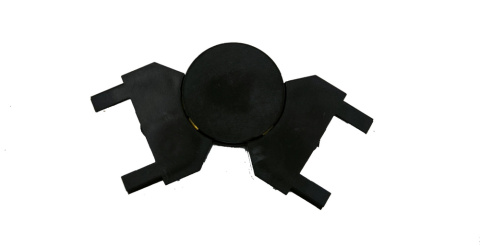 Łącznik regulowany do szynoprzewodu magnetycznego 1F natynkowego Ultra Slim czarny Łącznik regulowany do szynoprzewodu magnetycznego 1F natynkowego Ultra Slim czarny