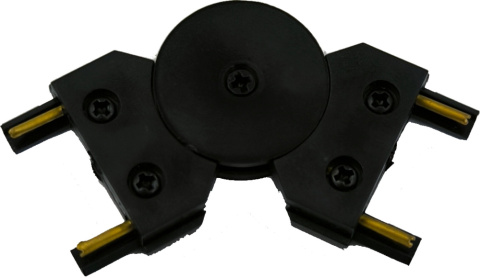 Łącznik regulowany do szynoprzewodu magnetycznego 1F natynkowego Ultra Slim czarny Łącznik regulowany do szynoprzewodu magnetycznego 1F natynkowego Ultra Slim czarny