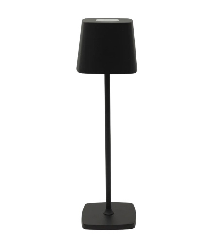 Lampka LED dotykowa biurkowa nocna stołowa czarna USB 5W