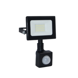 Naświetlacz halogen LED z czujnikiem PIR 30W 6500K 2100lm IP65 slim