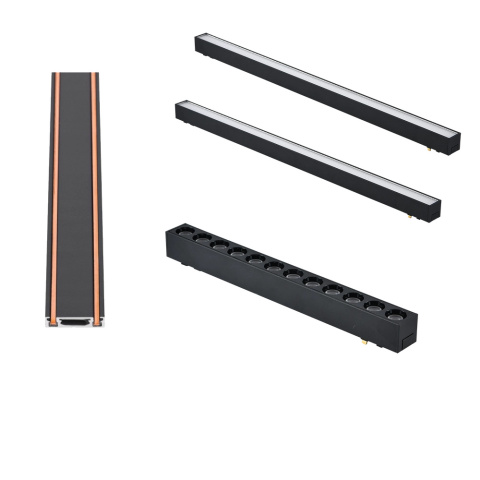 Oświetlenie szynowe magnetyczne 1x SZYNA 1m + 2x10W lampa liniowa + 1x12W lampa liniowa magnetyczna zimna barwa LED Oświetlenie szynowe magnetyczne 1x SZYNA 1m + 2x10W lampa liniowa + 1x12W lampa liniowa magnetyczna zimna barwa LED