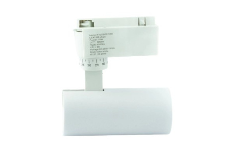 Reflektor LED lampa szynowa biała 10W 1 fazowa 4500K 1000lm kąt świecenia 20° Reflektor LED lampa szynowa biała 10W 1 fazowa 4500K 1000lm kąt świecenia 20°