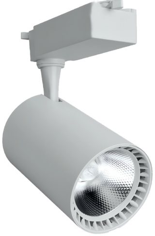 Reflektor LED szynowy lampa szynowa 30W 1 fazowa 3000K biała