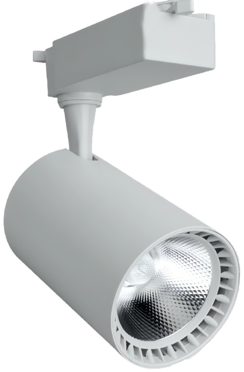 Reflektor LED szynowy lampa szynowa 30W 1 fazowa 3000K biała Reflektor LED szynowy lampa szynowa 30W 1 fazowa 3000K biała
