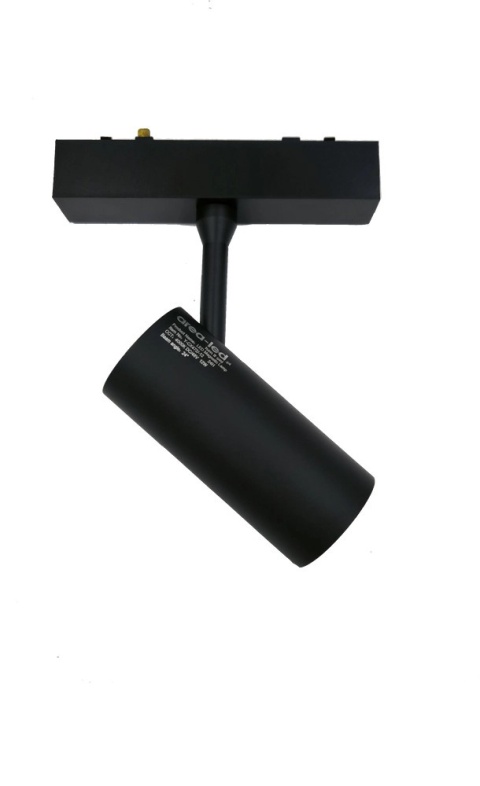 Reflektor Spot Szynowy Magnetyczny LED 10W 4000K 48V Czarny - Nowoczesne Oświetlenie