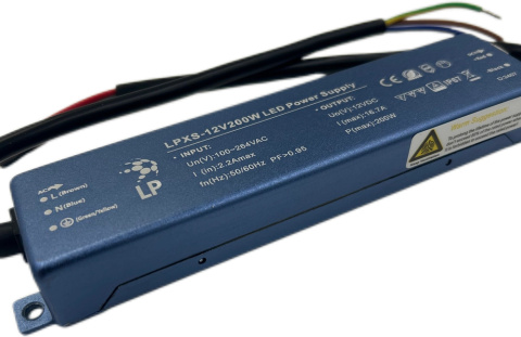 ZASILACZ 200W 12V HERMETYCZNY LPXS200W SLIM IP67 ZASILACZ 200W 12V HERMETYCZNY LPXS200W SLIM IP67