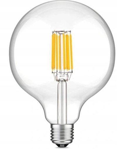 Żarówka vintage retro Edison Filament LED 8W G80 E27 4000K barwa neutralna